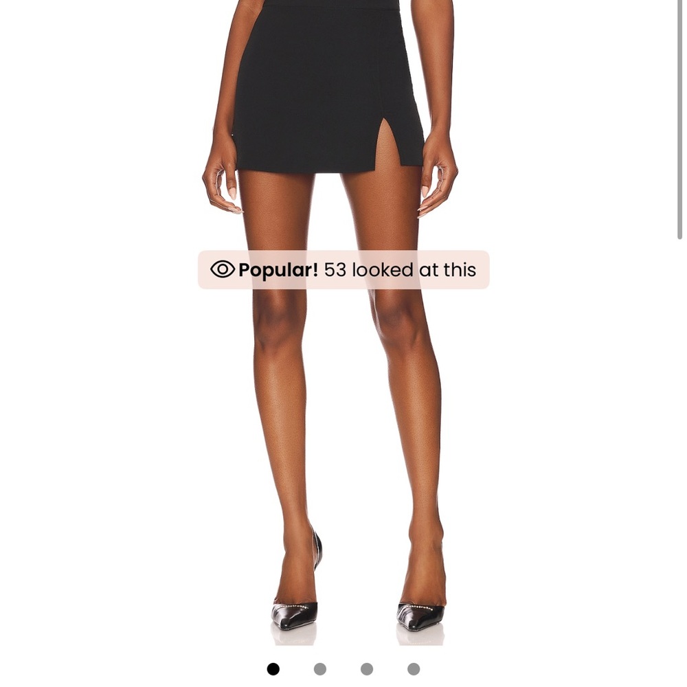 Steve Madden Cameron Black Mini Skirt